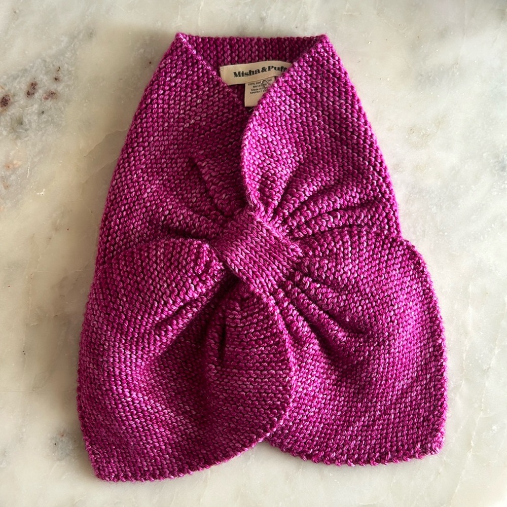 NWT MISHA AND PUFF ADULT SLEDDING SCARF || FUCHSIA || OS
